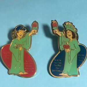 2 New York, Statue of LIBERTY OotM -OM Odyssey of the Minds Pins